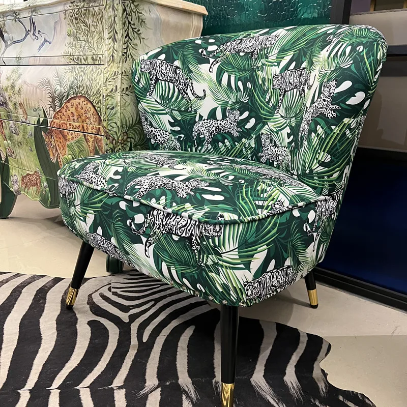 

Furniture for small-sized apartments Living Room Balcony Single Small Sofa Reception Tiger Chair