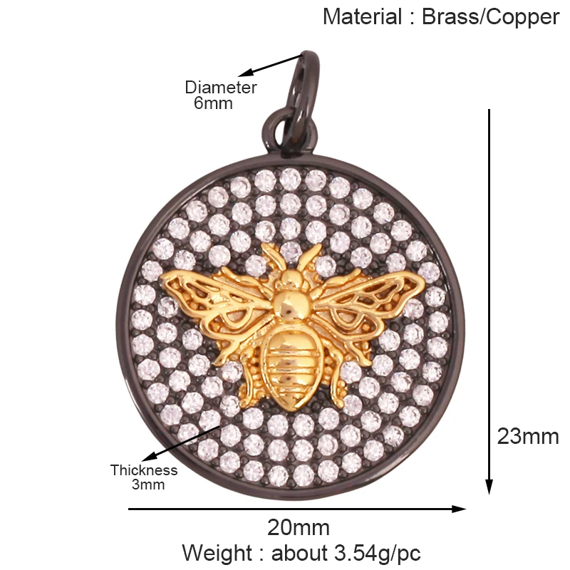 Trendy Butterfly Dragonfly Bee Bird Jumbo Focal Charm Pendant,Real 18K Gold Plated Colour,Craft Jewelry Necklace  Supplies S32