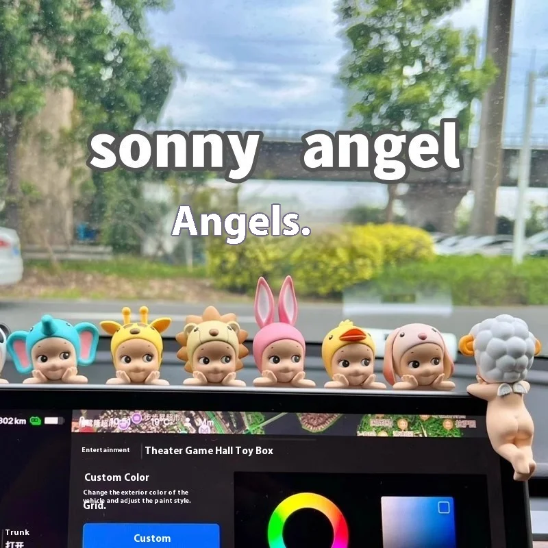

Sonnyangel Animal Party Angel слепая коробка кукла автомобиль кукла модный мобильный телефон автомобильный экран подарок на вечеринку счастливая слепая коробка