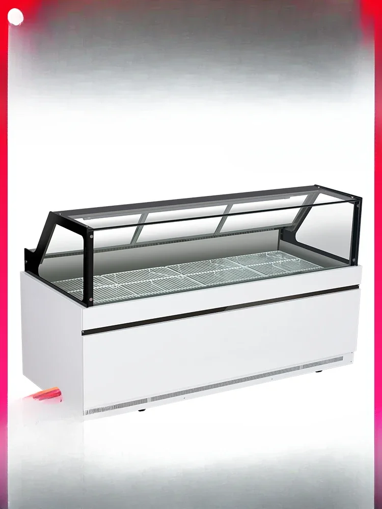 Air cooled frost free commercial fresh-keeping cabinet, display of cooked and cold dishes, refrigerated ornaments