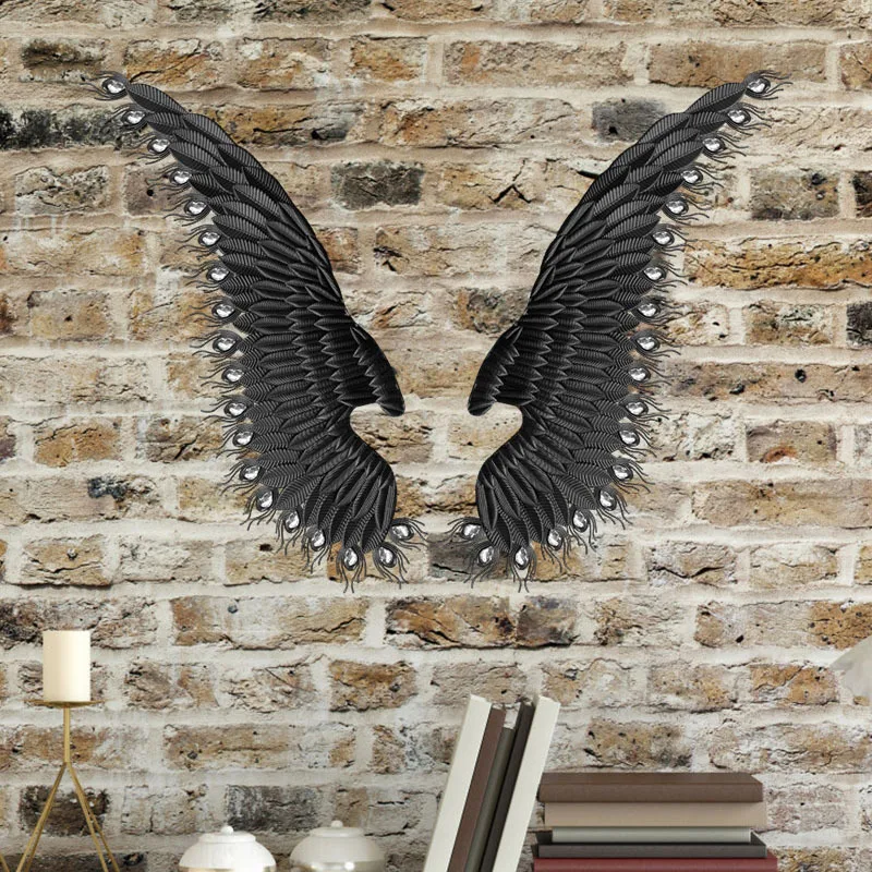 Industrial Style Iron Art Wing Bar Background Wall Decoration Living Room Wall Decoration Shooting Wing Props Wall Decoration
