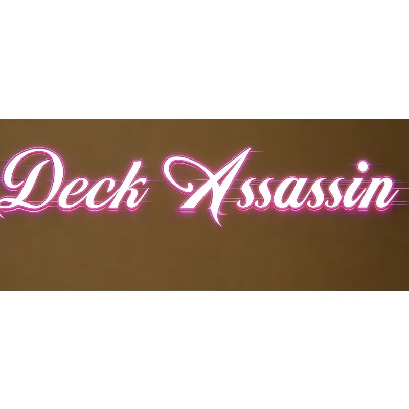

Deck Assassin Signed Card Magic Trick Pass Through Deck Close Up Street Illusions Gimmicks Mentalism Props Magician Magia Funny