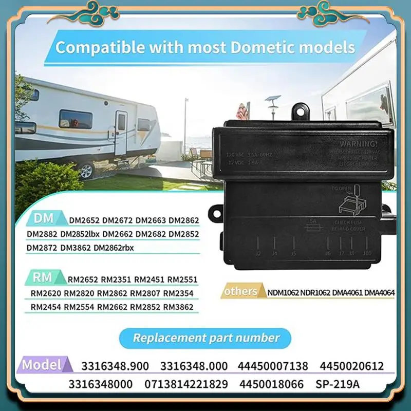 

A42M-Caravans плата управления модулем питания для Dometic RV RM2652 RM2852 DM2652 RM2551 DM3862 3316348900 Замена