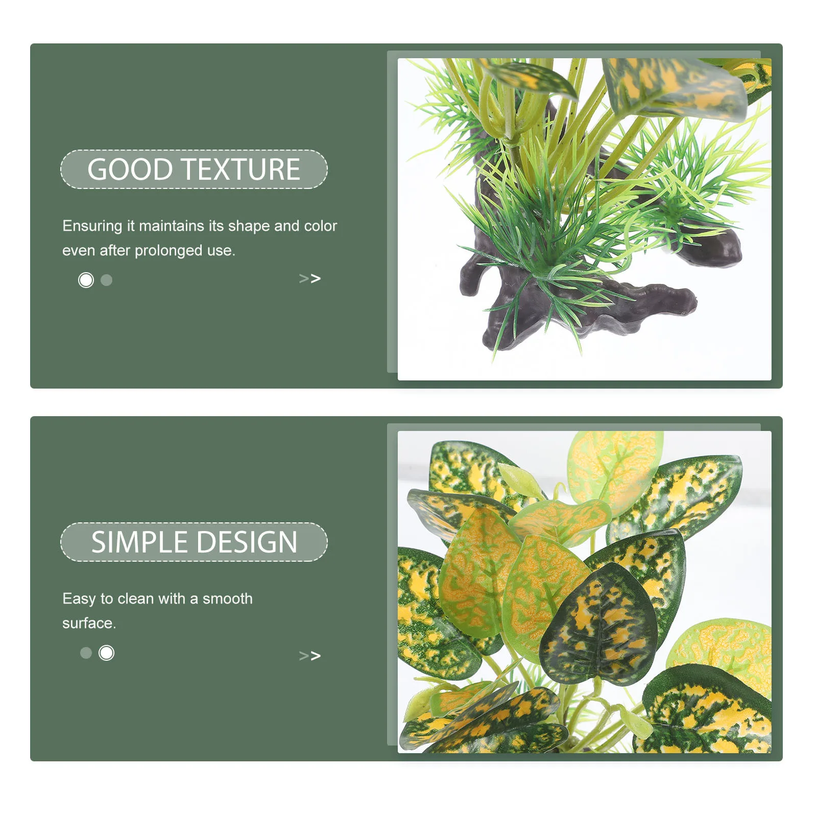 

Aquarium Plants Decorations Fake Plastic Fish Tank Plants Realistic Lifelike Durable Easy Clean Aquarium Artificial Plant