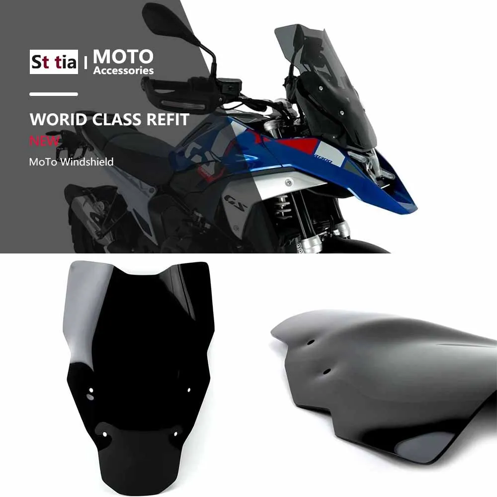 

New Windscreen Fit For BMW R1300GS R 1300GS R1300 GS 2023-2024 Motorcycle Front Spoiler Windshield Wind Deflectors