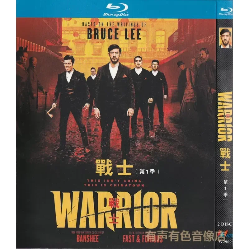 

Action Crime TV Series Warrior Seasons 1 and 2 Genuine Blu-ray Discs High Definition BD 5 Disc Set