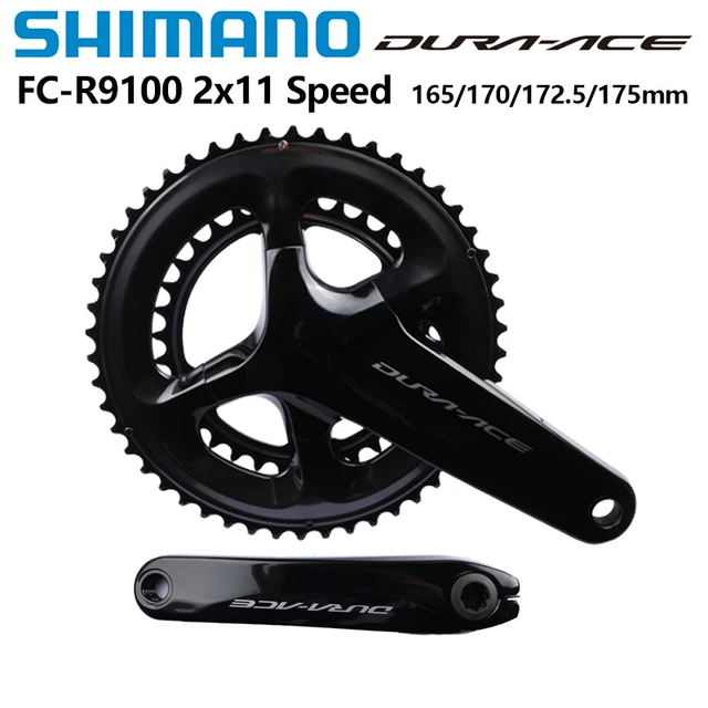 SHIMANO DURA-ACE FC-R9100 Road Bike Bicycle 165/170/172.5/175mm Crankset  50-34T 52-36T 53-39T Cranksets Original HOLLOWTECH II - AliExpress