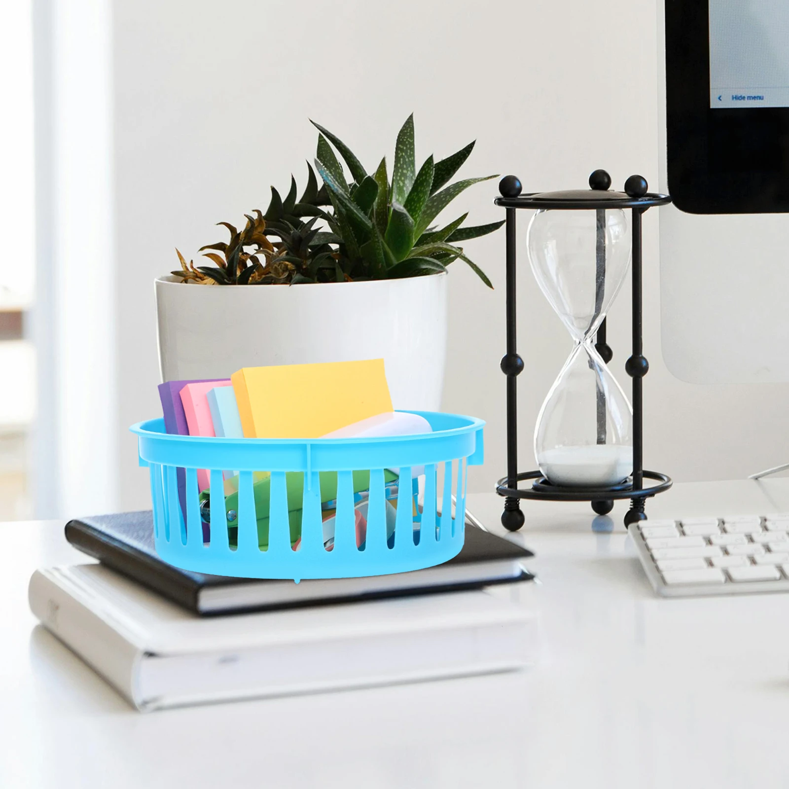 

12pcs Large Capacity Desk Pen Holder Pencil Cup Storage Bucket For Office School Classroom Stationery Organizer