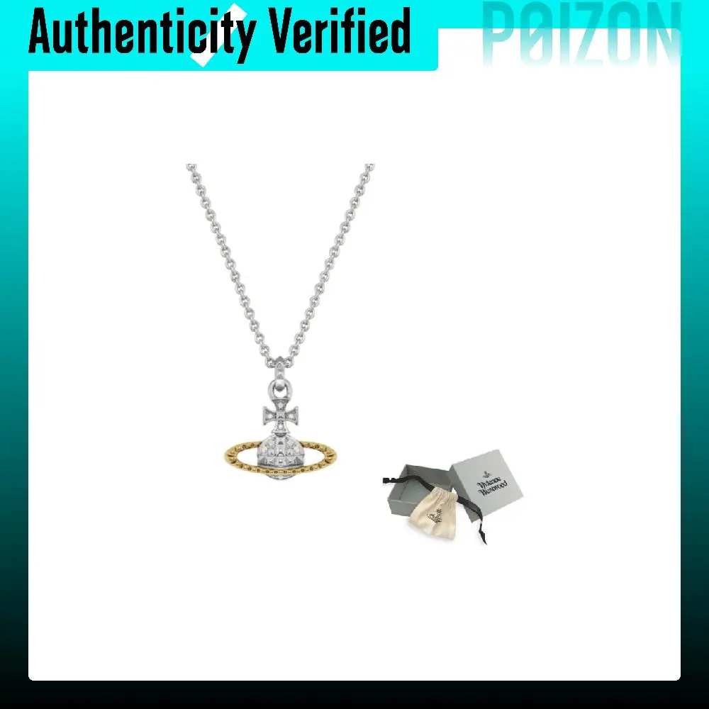 Vivienne Westwood Necklaces Unisex Silver/Gold Track 630203EG-02W204