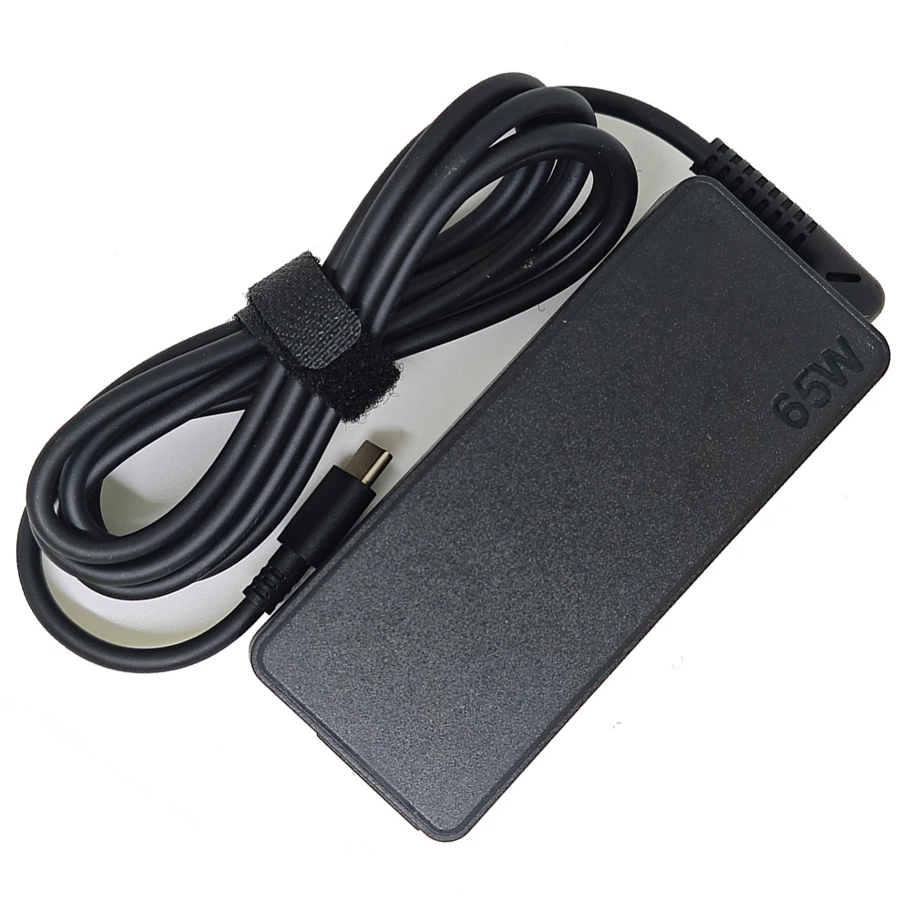 65W 20V 3.25A USB Type-C AC Laptop Power Adapter Charger For Lenovo Thinkpad X1 Carbon Yoga X270 X280 T580 P51 P52s E480 E470