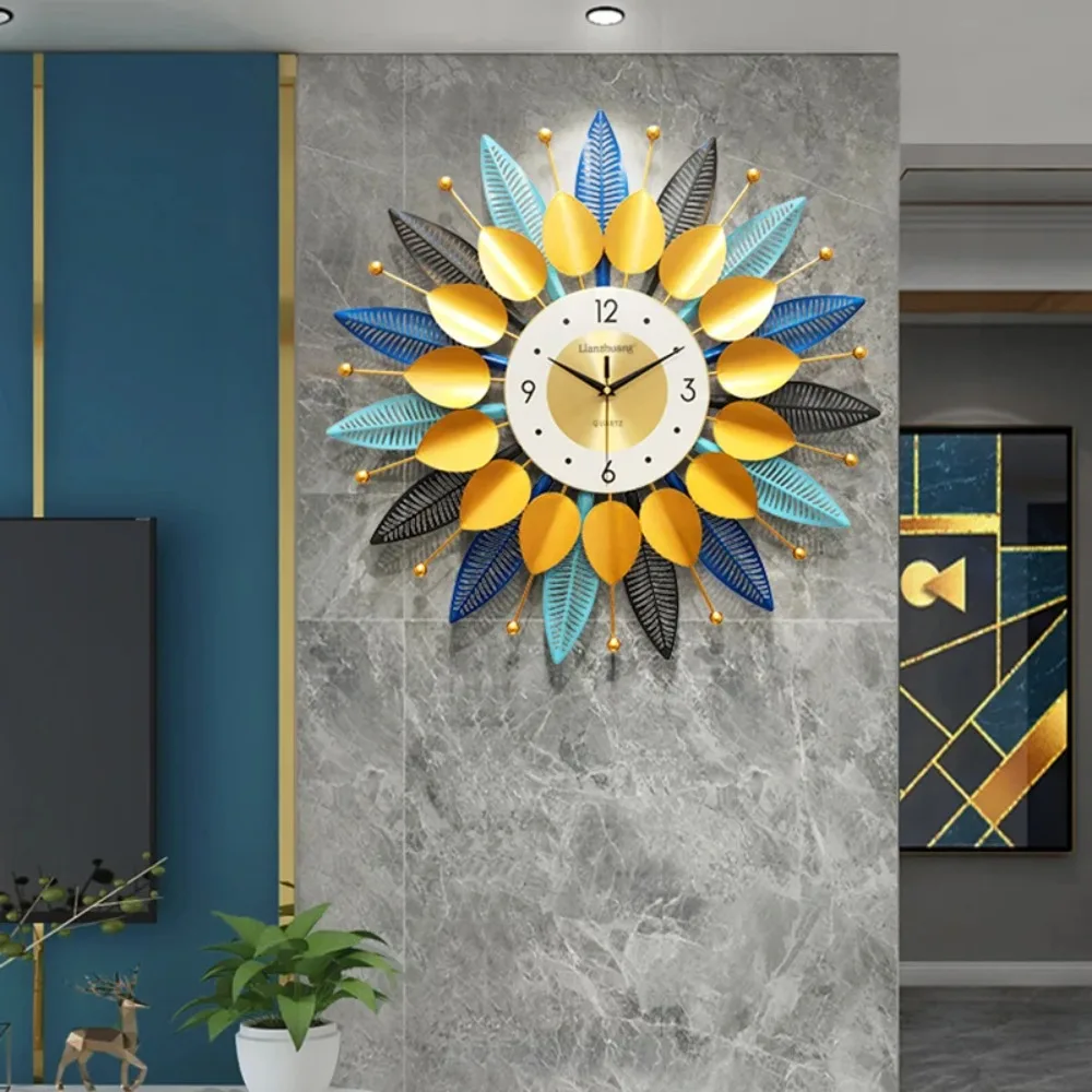 

Wall Clock Quartz Living Room Kitchen Stylish Large Wall Clock Outdoor Interior Home Bedroom Decoration Reloj De Pared HomeDecor