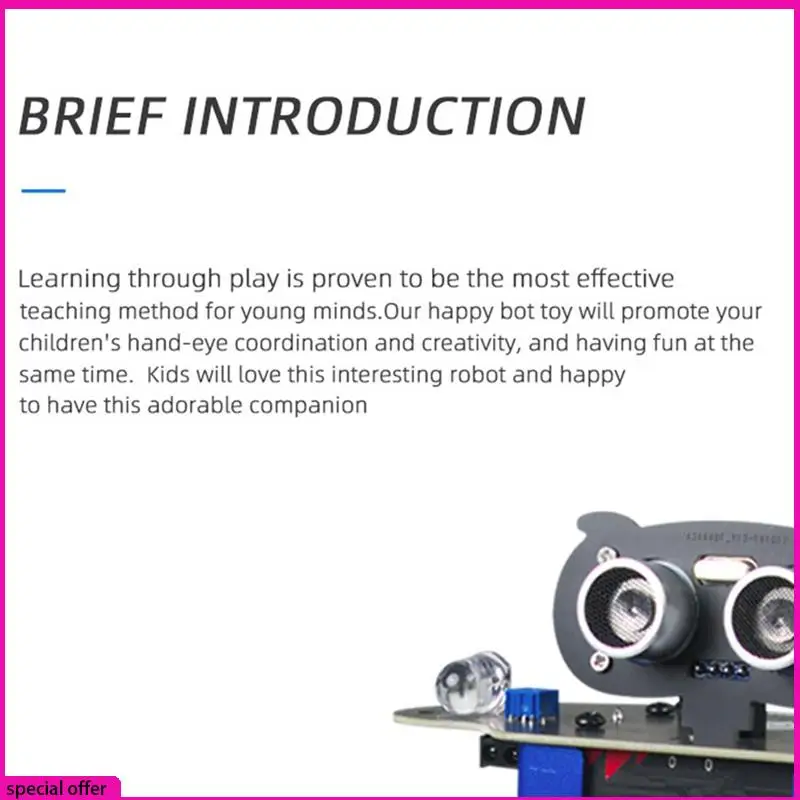A65Z Happybot Programming Car Robot Programming Car +XR Scratch Biped Walking Dance Music Micro:Bit Motherboard APP - Image 5