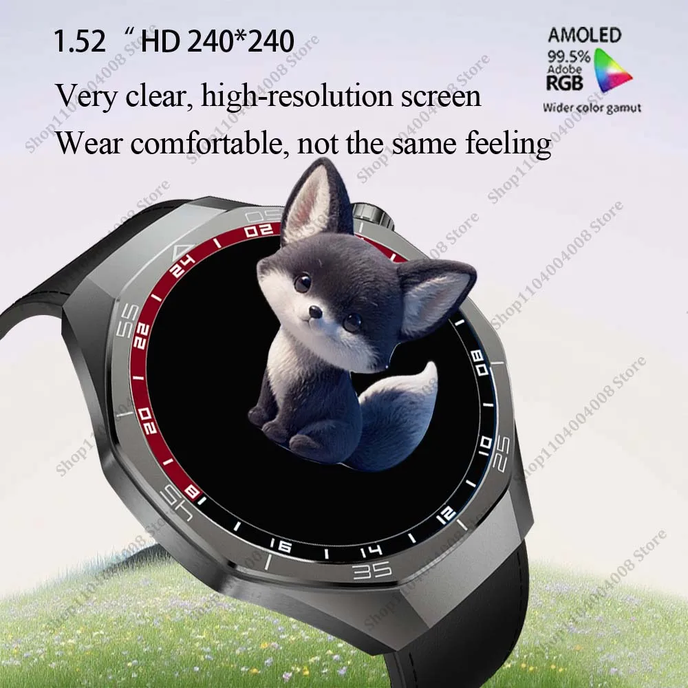 2025 novo relógio pro relógio inteligente 1.52 hd tela cheia presente do feriado rastreador gps chamada sem fio saúde smartwatch das mulheres dos homens businesst