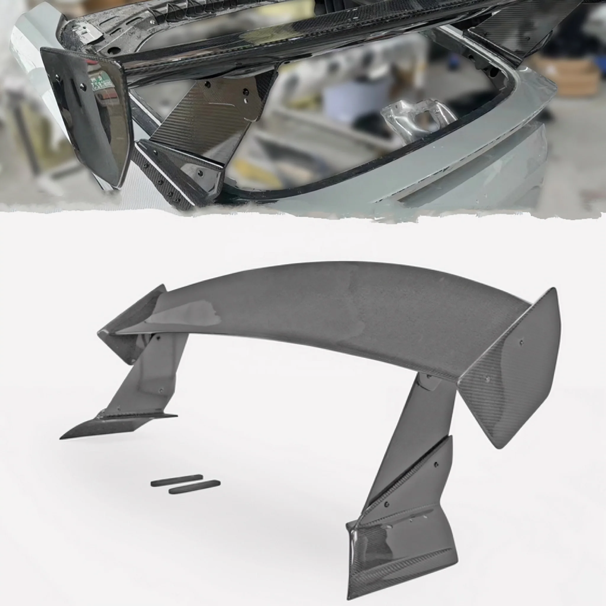 

Для Honda Civic Type-R FL5 задний спойлер FL5 карбоновое заднее крыло гражданский спойлер 11th Civic Type R Bodykit задний спойлер