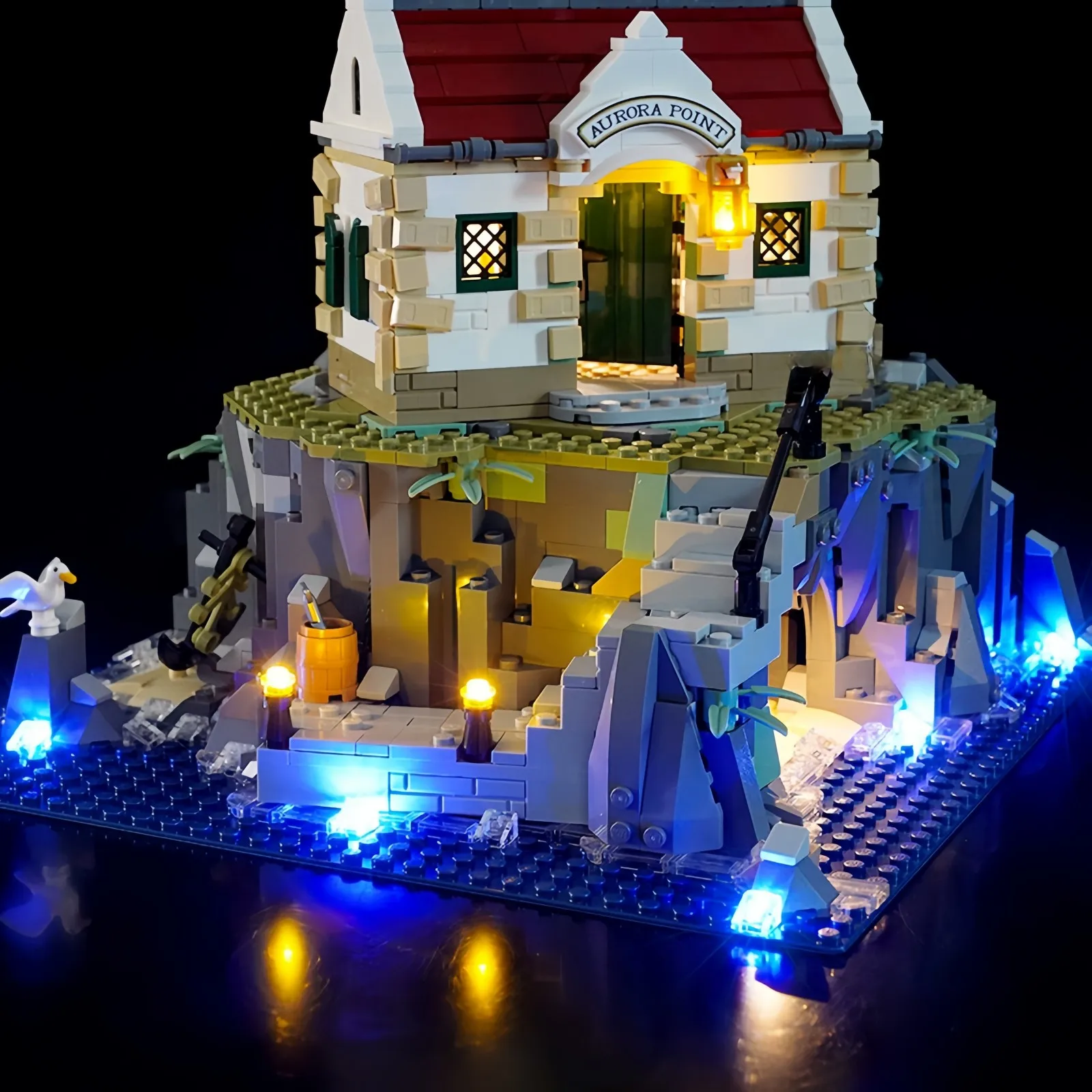 MAXCXT LED Light Set For LEGO 21335 Electric Lighthouse DIY Decorative Lamp  Not Include Lego Building Blocks Set