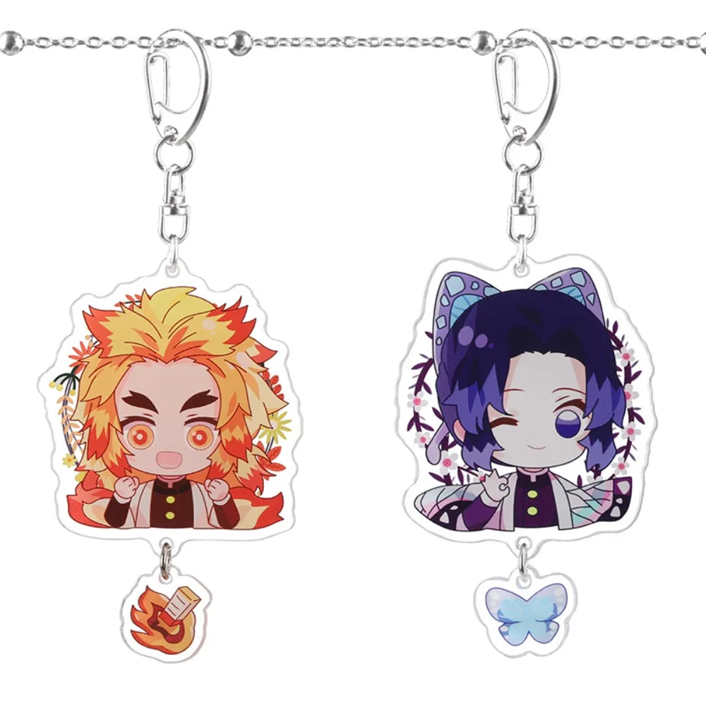 شيطان القاتل الاكريليك مفتاح سلسلة كامادو تانجيرو Nezuko Hashibira Inosuke Agatsuma Zenitsu أنيمي الطرفية تزيين مُثبت #5