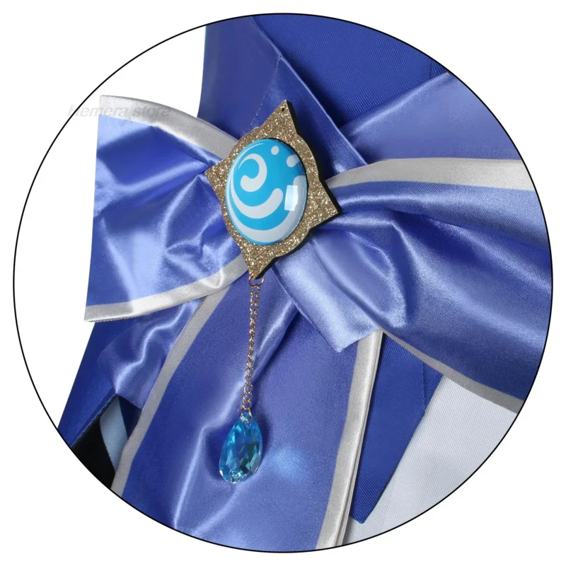 Новинка 202, костюм Focalors для косплея Genshin Impact, повседневная одежда, карнавальная форма, парик, вечеринка на Хэллоуин, ролевая игра, маскарадная игра Wa