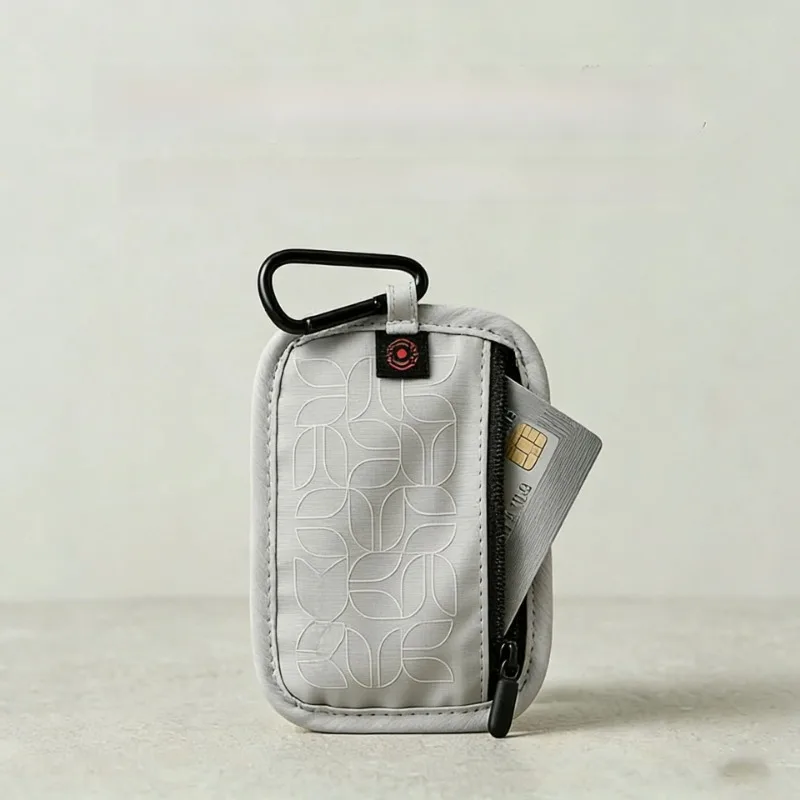 Travel Anti Skimming Card Pouch Waterproof Stain Resistant 7A Antibacterial Credit Card Coin Purse Mini Wallet Card Holder Pouch