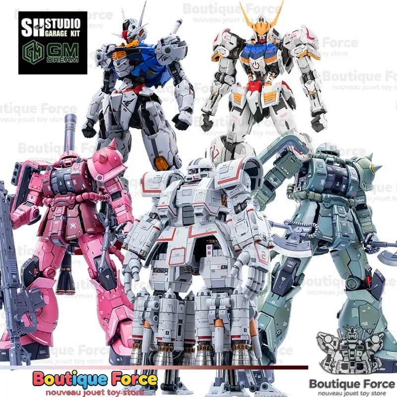 SH Studio 1/100 Gundam Garage Kit Full Set RX-78 Barbatos Zaku GM Resin Model with Detail Parts Collectible in Stock