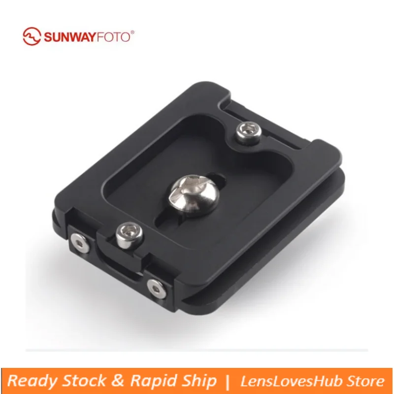 

SUNWAYFOTO DP-50R Tripod Head Quick Release Plate for DSLR Camera Tripod Head Professional Aluminum Monopod Quick Release Plate