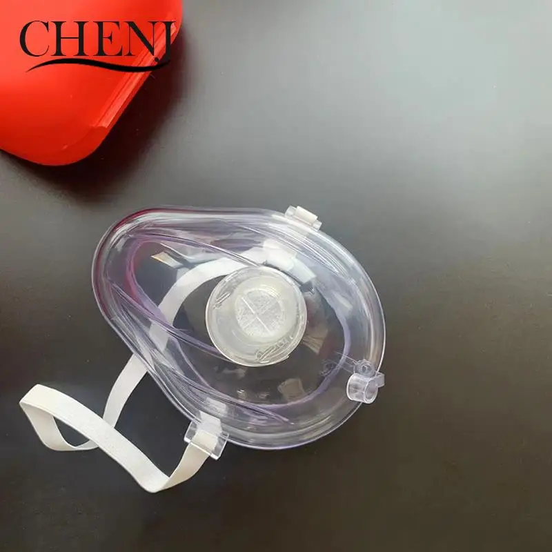 1pc Resuscitator Rescue Emergency First Aid Masks CPR Breathing Mask Mouth Breath One-way Valve Professional First Aid Tools