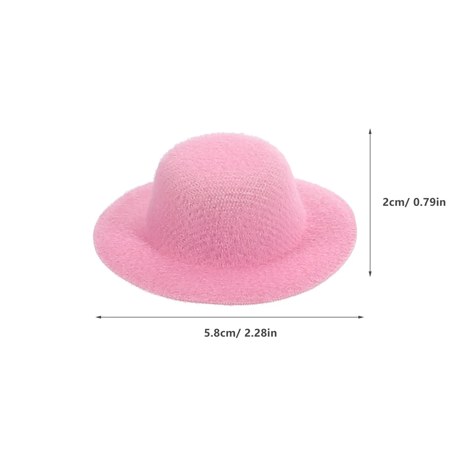 20 Pcs Snowman Hats for Crafts Christmas Decor Mini Accessories Miniature Top
