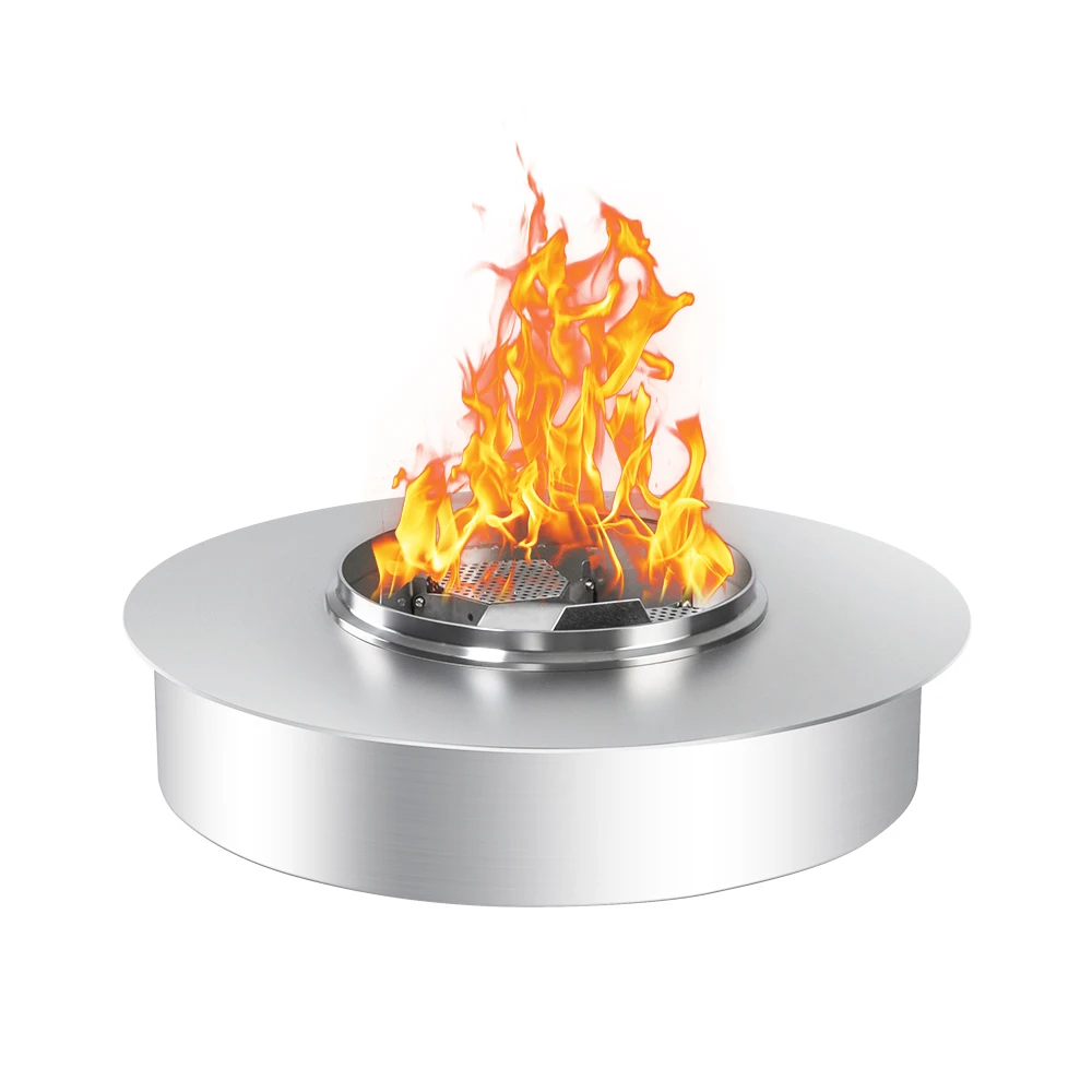 Hot Sale FR-20 Outdoor Use Stainless Steel Bio Ethanol Fireplace Round