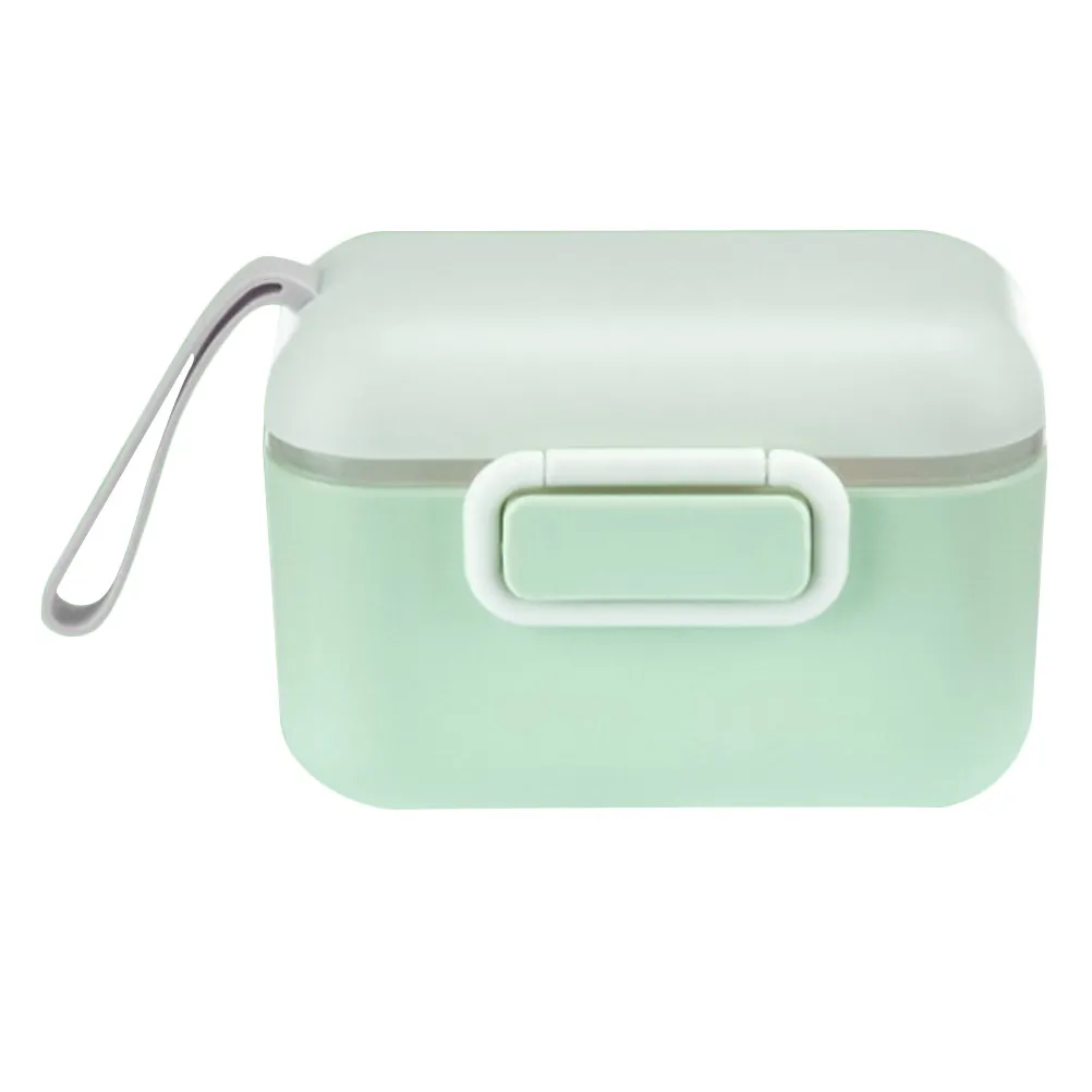 

Portable Baby Formula Dispenser Milk Powder Box Travel Snack Container with Scoop Lightweight Airtight Baby Milk Powder Storage