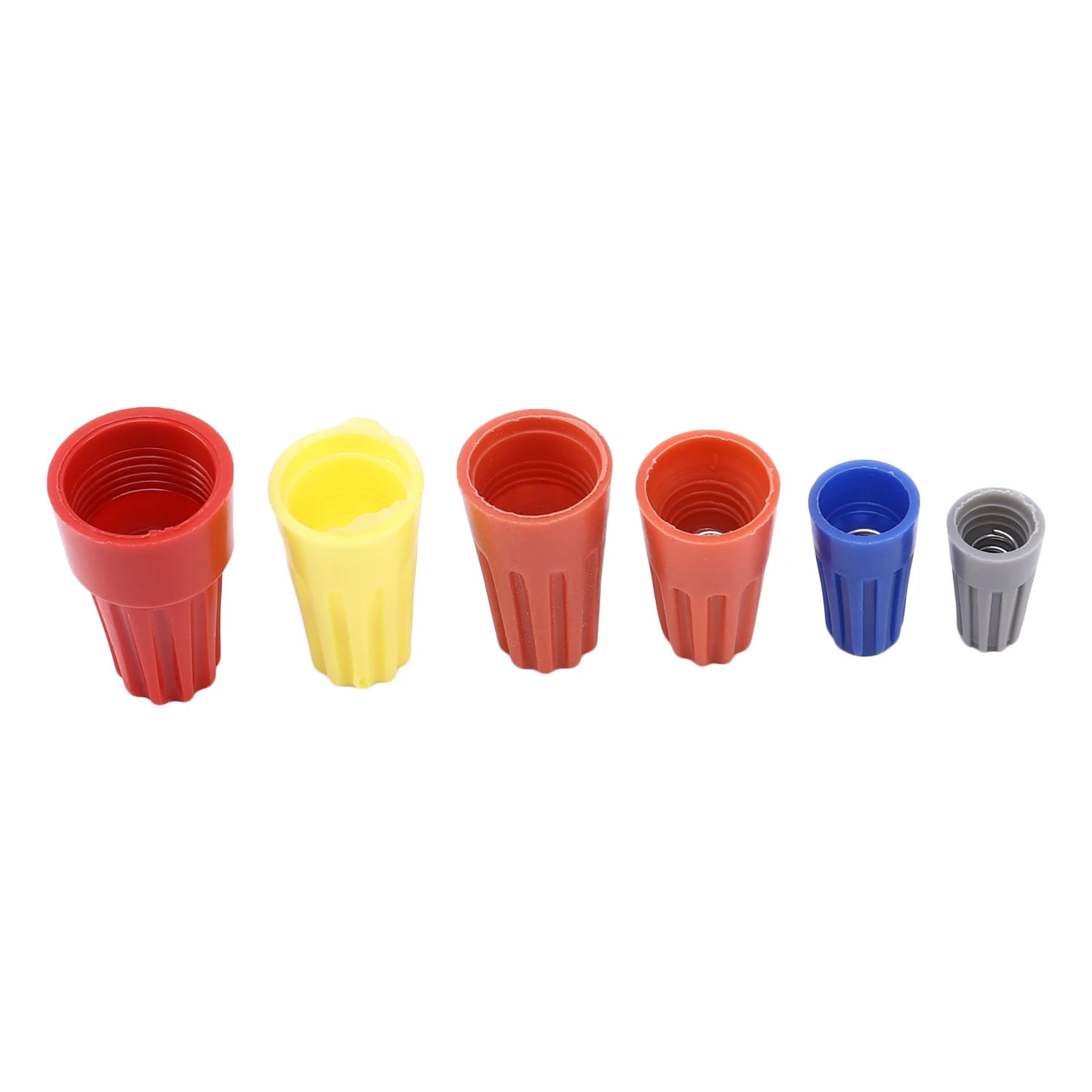 Y42A-180Pcs Electrical Wire Connectors Screw Terminals, Easy Twist On Connector Kit With Spring Insterted Wire Nuts Cap Connecti