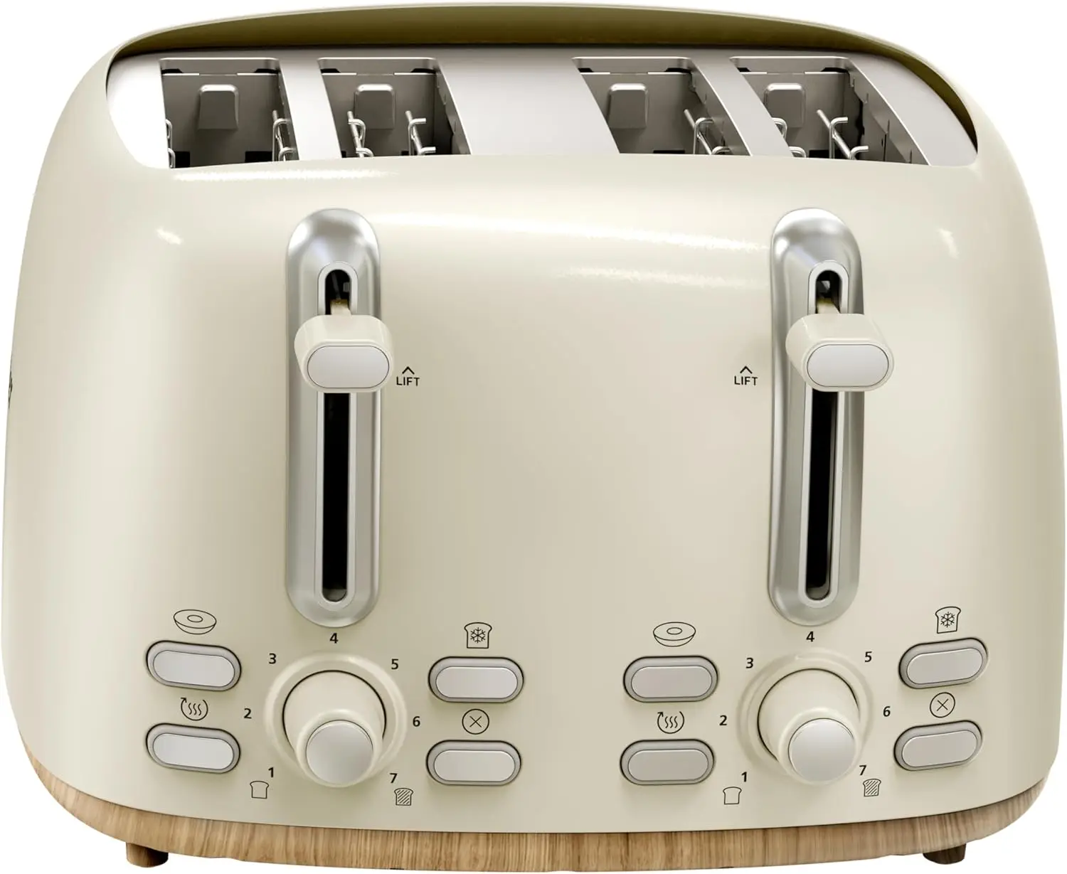 

Тостер на 4 ломтика с очень широкими отделениями, тостер-бублик, овсяное молоко