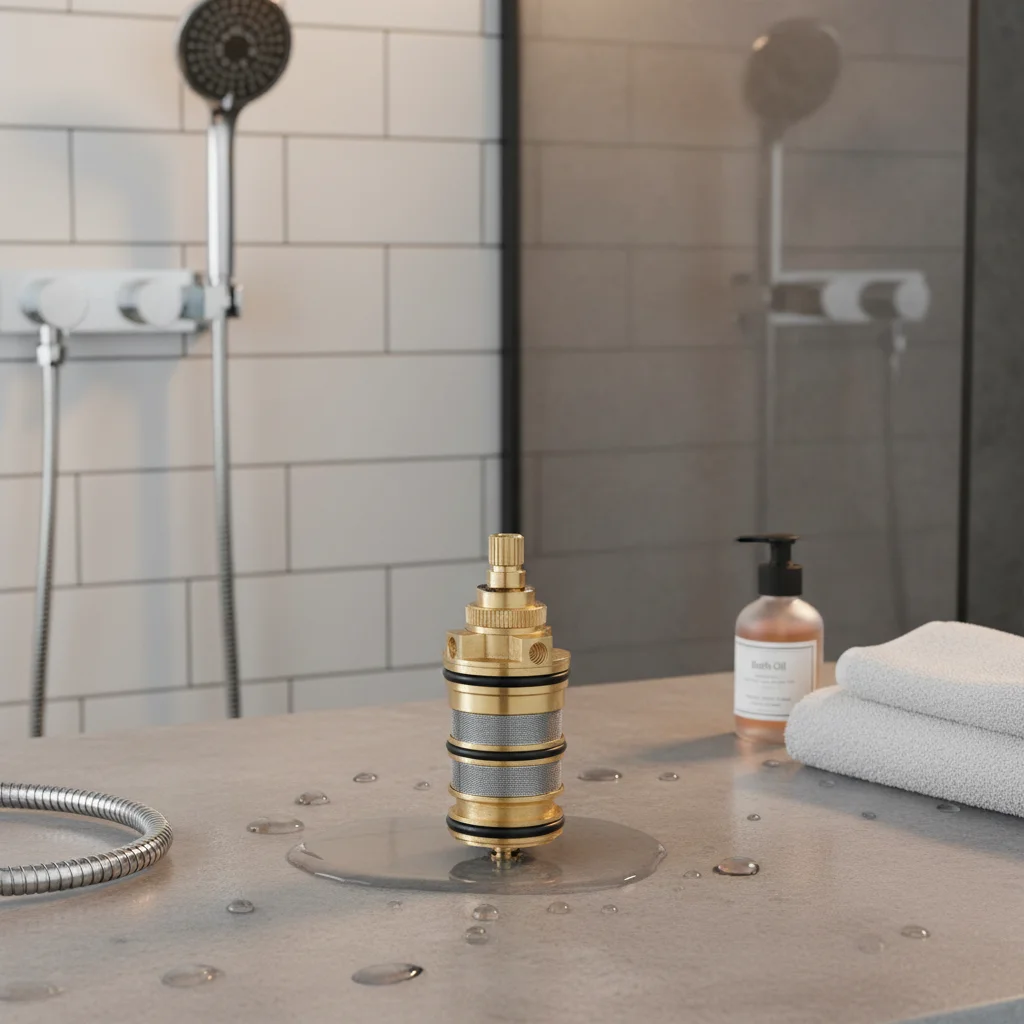 

Термостатический картридж для душа Латунный термостатический клапан Картридж для смесителя для катушки Картридж для смесительного клапана для душа