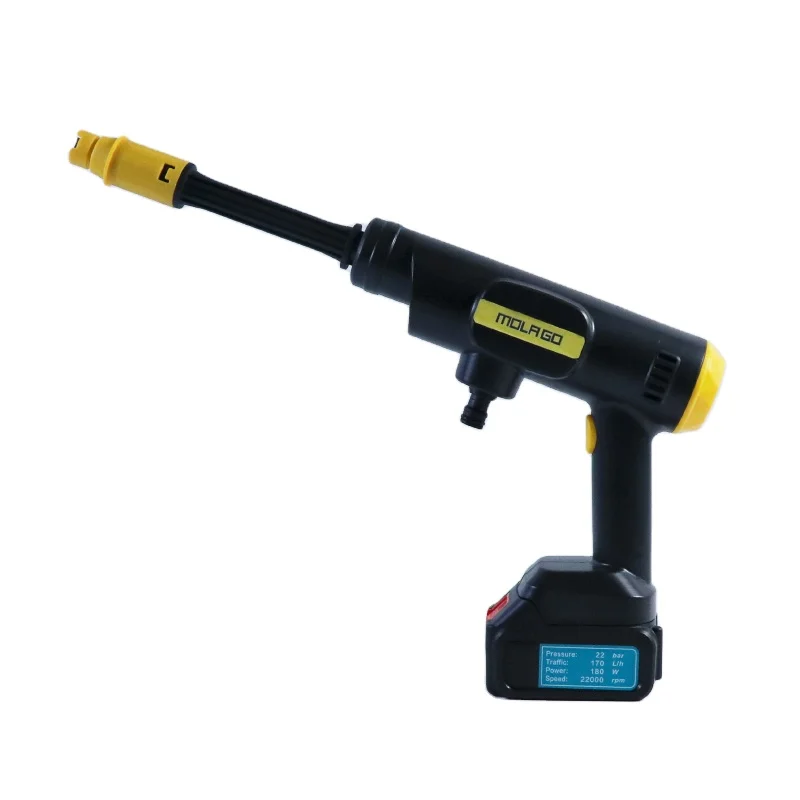 12v 24v Carwash Cordless Car Washer Gun  Portable Lithium Electricity Car Booster Water Jet High Pressure Cleaner