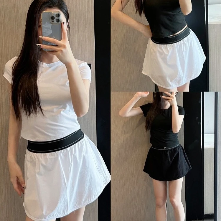 

25ss summer new simple design thin casual sports fitness anti-glare shorts female models