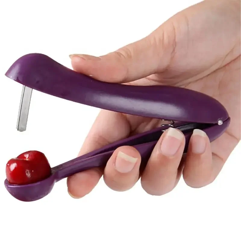 1/2/4/6pcs Portable Cherry Fruit Kitchen Pitter Remover Olive Corer Remove Pit Tool Fruit Vegetable Pitter Kitchen Gadget Safe