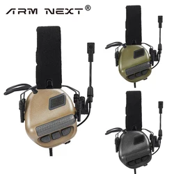 Active Shooting Earmuffs F10 Hunting Hearing Protection Headset NRR 22dB Tactical Communication Headphone