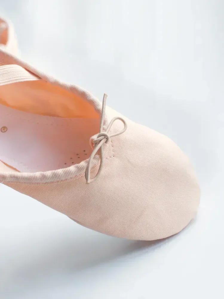 EU24-46 chinelos de qualidade profissional lona sola macia barriga yoga ginásio ballet sapatos dança meninas mulher homem bailarina