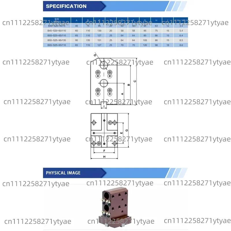 Series High Precision Double Tool Holder Angular Inner Hole Live Tool Holder Milling Machine New Accessories