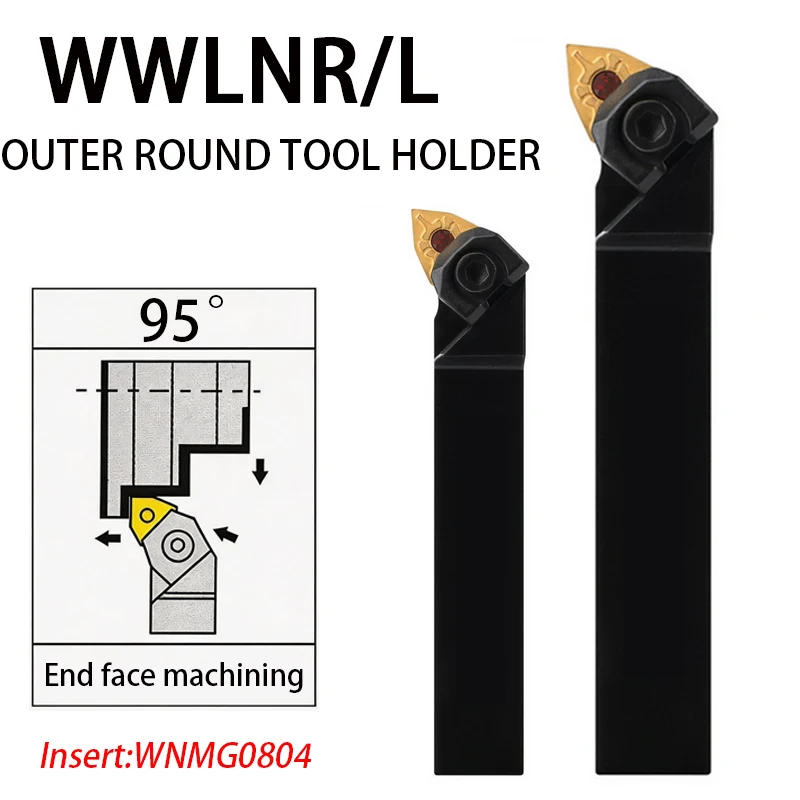 

WWLNR WWLNL WNMG08 Hard Alloy Insert Tool Holder MWLNR1616 MWLNR2020 MWLNR2525 MWLNR3232 WNMG CNC Lathe Tool Holder
