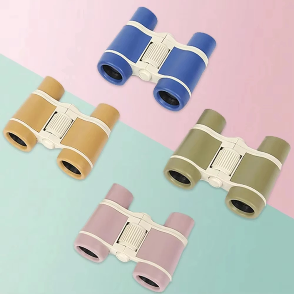 مناظير الغابة عدسة مكبرة محمولة للأطفال تكبير مقاومة للصدمات للمشي لمسافات طويلة والتخييم في الهواء الطلق