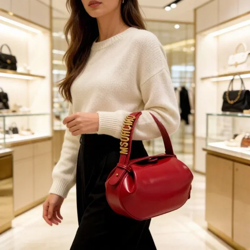Large Capacity Diaper Bag Women Tote Handbag Shoulder Crossbody Vintage Simple Leather Commuter Luxury