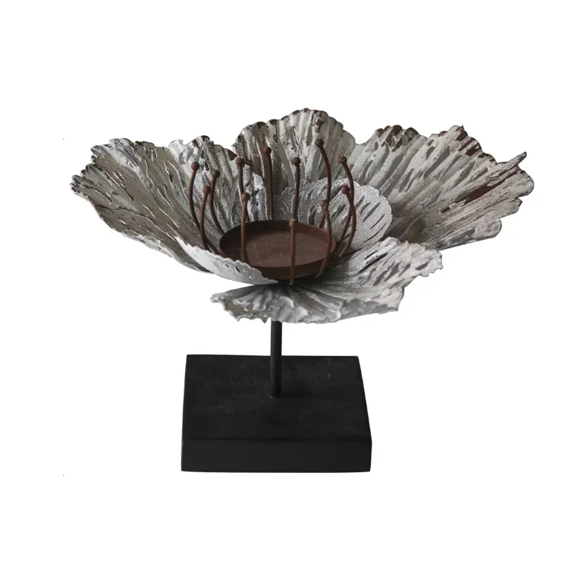 

%a Elegant Flower Candle Holders Birthday Decoration, Metal Candlestick, Living Room Ornaments, Home Furnishing Articles, Acces