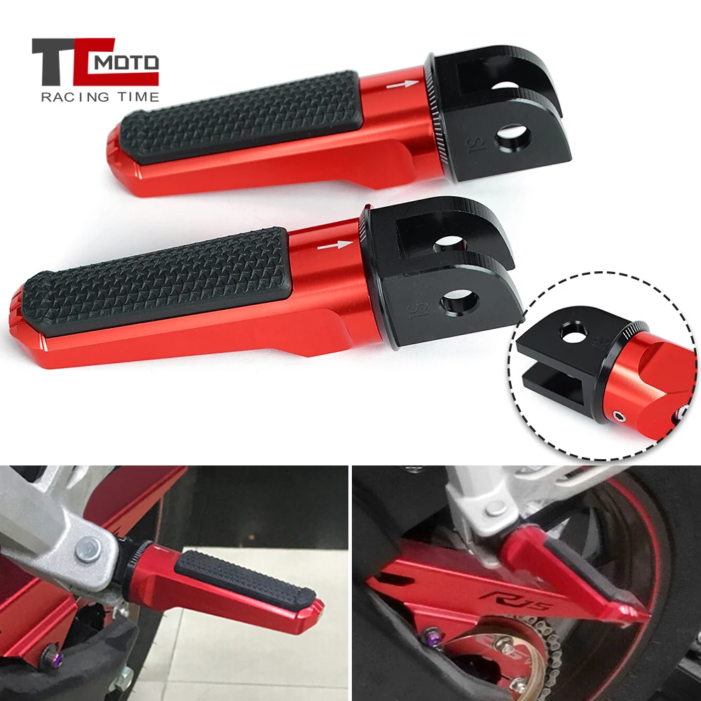 Reposapiés delanteros para Suzuki GSX-S125 GSX-S750 GSX-S1000 GSX-S1000F GSX-R1000/R GSXS 125 750 1000F GSXR 1000R SV650