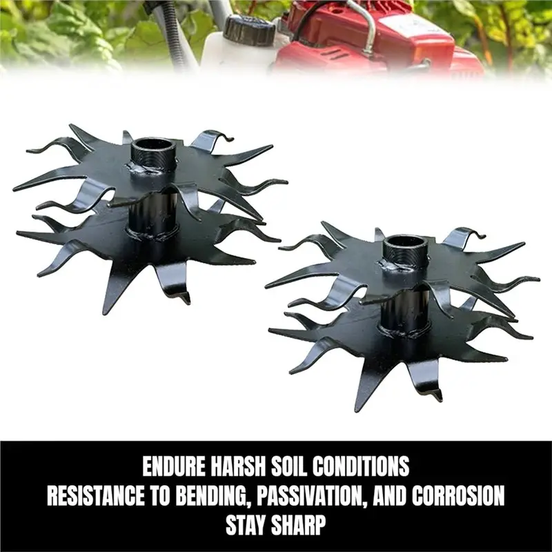 [A92P!】 Deep Tillage Tilling Tool- Power Tiller Tines Lawn Mower Attachments For Soil Loosening, Trenching And Weeding Cultivato