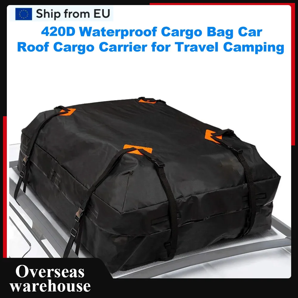 Waterproof Cargo Bag Car Roof Cargo Carrier Universal Luggage Bag Storage Cube Bag for Travel Camping