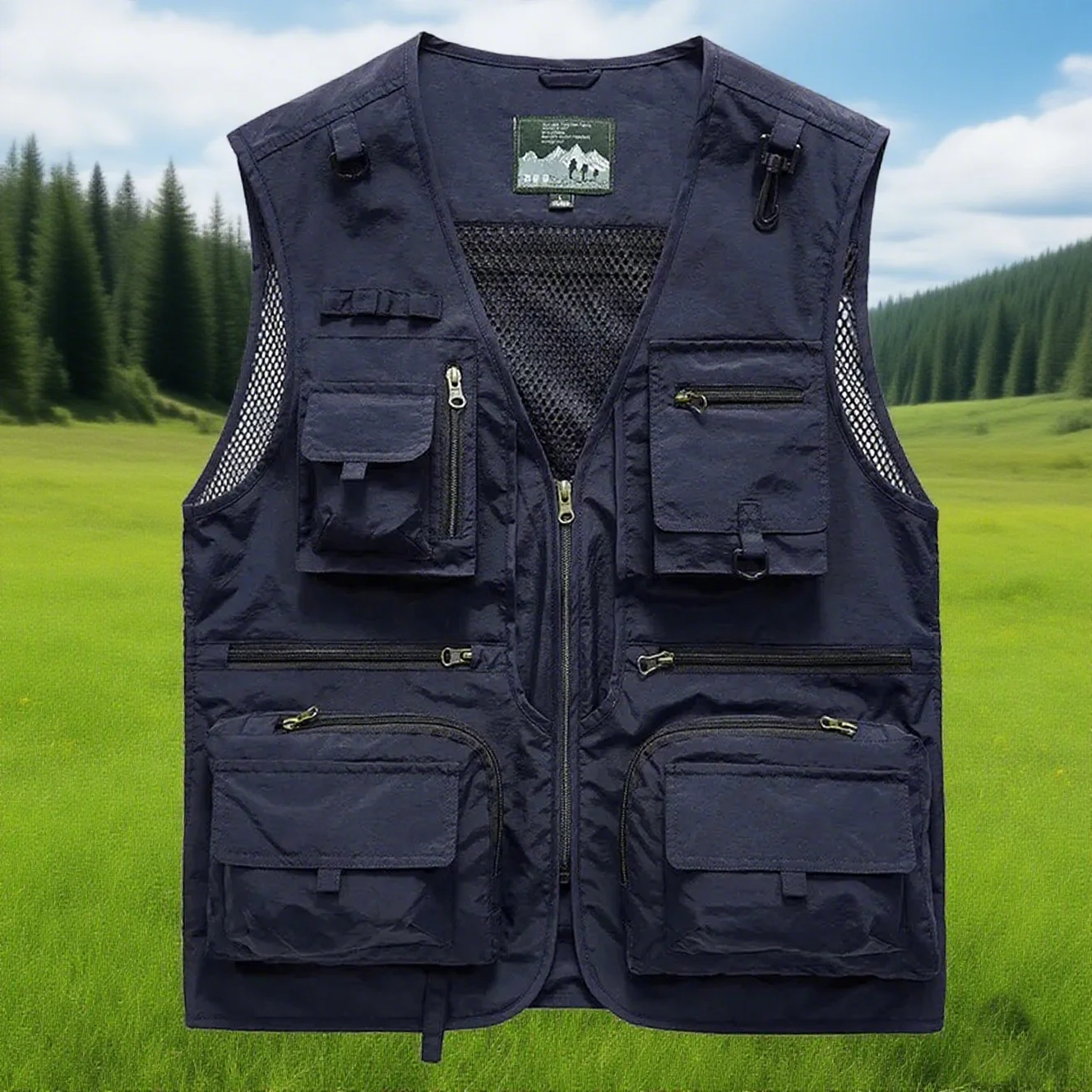 سترة صيد جديدة للرجال والنساء، صدر محمول، سترة متعددة الجيوب، مناسبة للارتداء اليومي في الهواء الطلق، عملية وأنيقة #2
