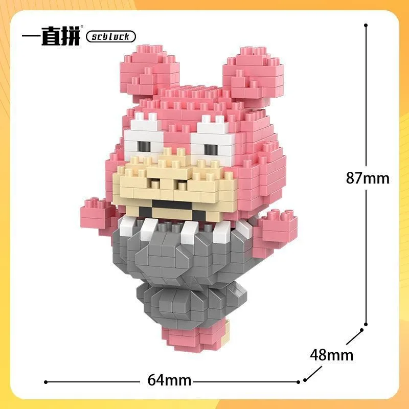Pokemon Bausteine Kleine Cartoon Mini Block Pikachu Charizard Eevee Mewtwo Anime Montieren Action Modell Puppen Jungen Spielzeug – Detail 20