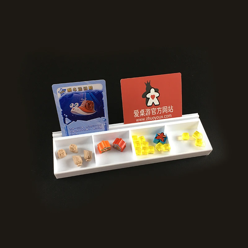 3D printed Board  game accessories card rack, card draw tray, portable DIY card game for gatherings