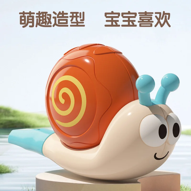 Schneckenpfeife Spielzeug Babypfeife Generation Kinder Cartoon Baby Musikinstrument Aussprache Training