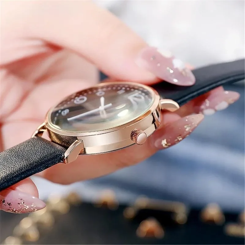 Nouvelle mode dames filles montres à quartz montre-bracelet pour femmes 