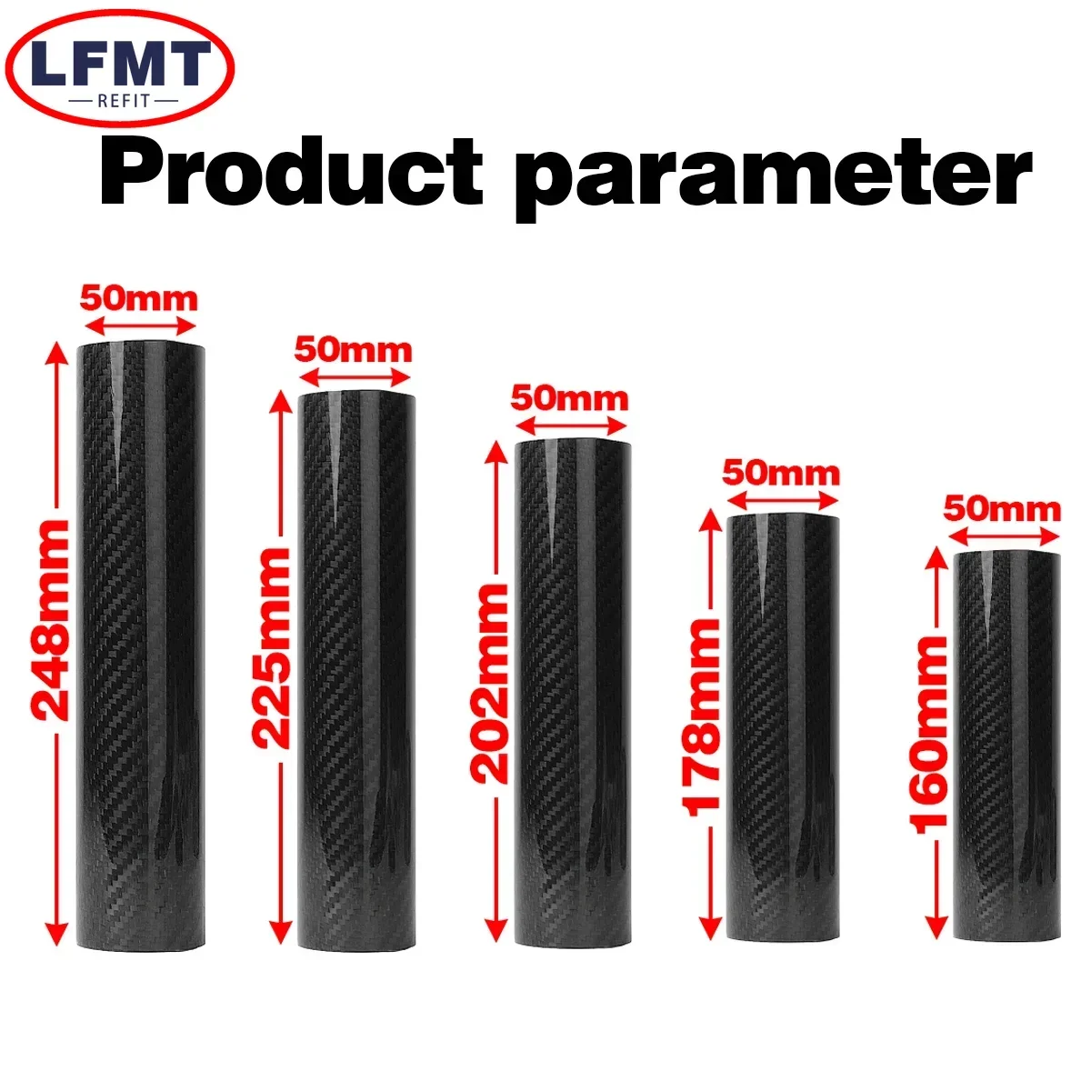 160mm-270mm Motocross Carbon Fiber Front Fork Guard Wrap Cover For KTM Honda Yamaha Kawasaki Suzuki Husqvarna SHERCO BETA GASGAS
